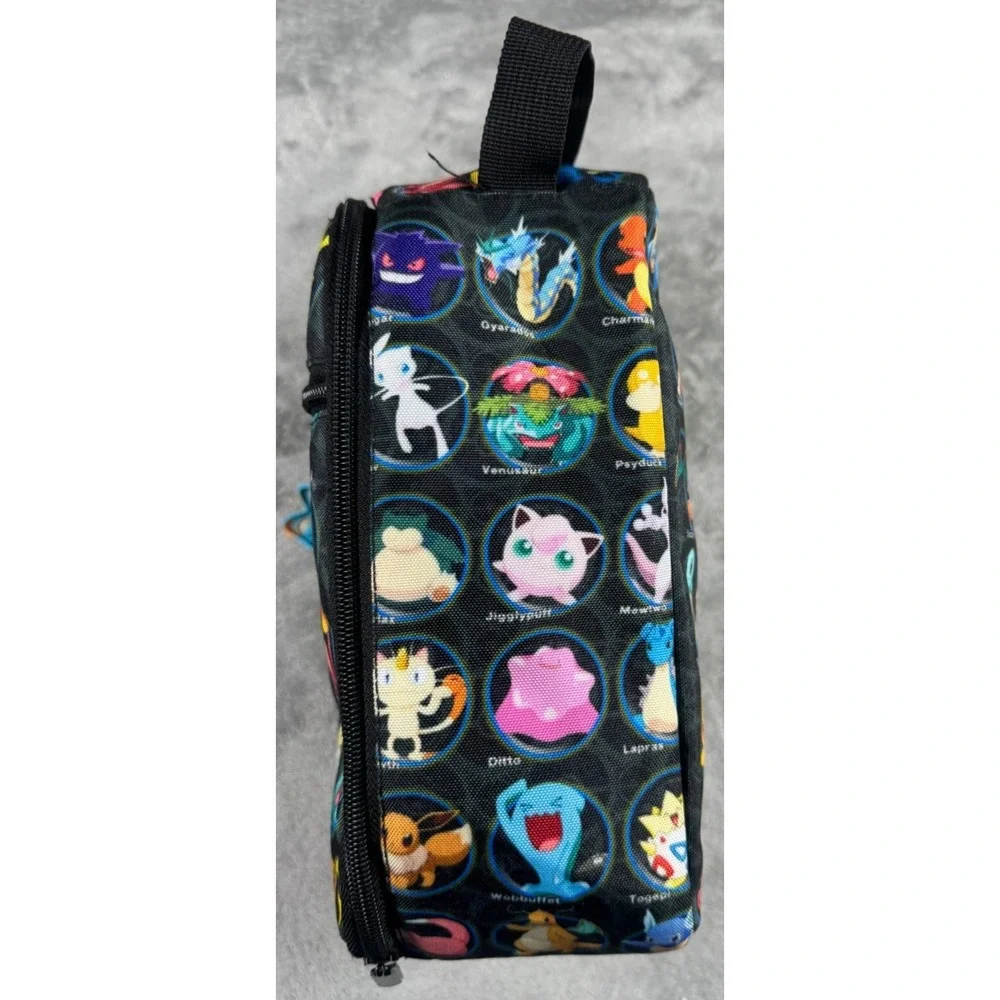 Pokemon Grid Insulated Multipocket School Lunch Bag Retro Rare Anime Y2K Pikachu